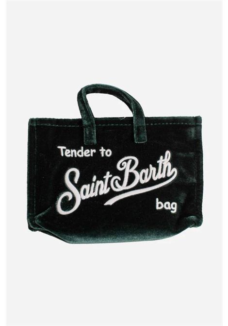 Phone bag in velluto SAINT BARTH | PHONE008 PHONE BAG VELVET00302I 51 EMB